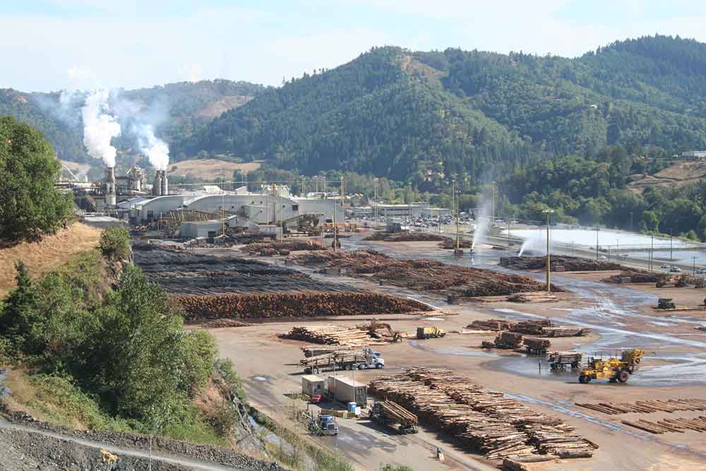 The mill just outside of Winston